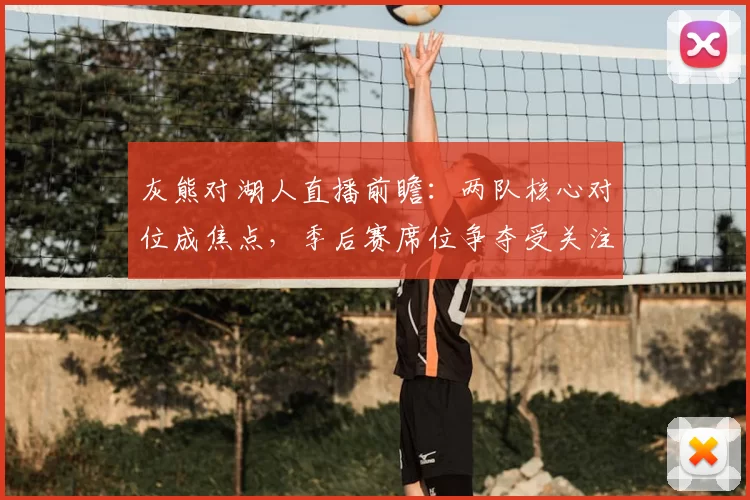 灰熊对湖人直播前瞻：两队核心对位成焦点，季后赛席位争夺受关注